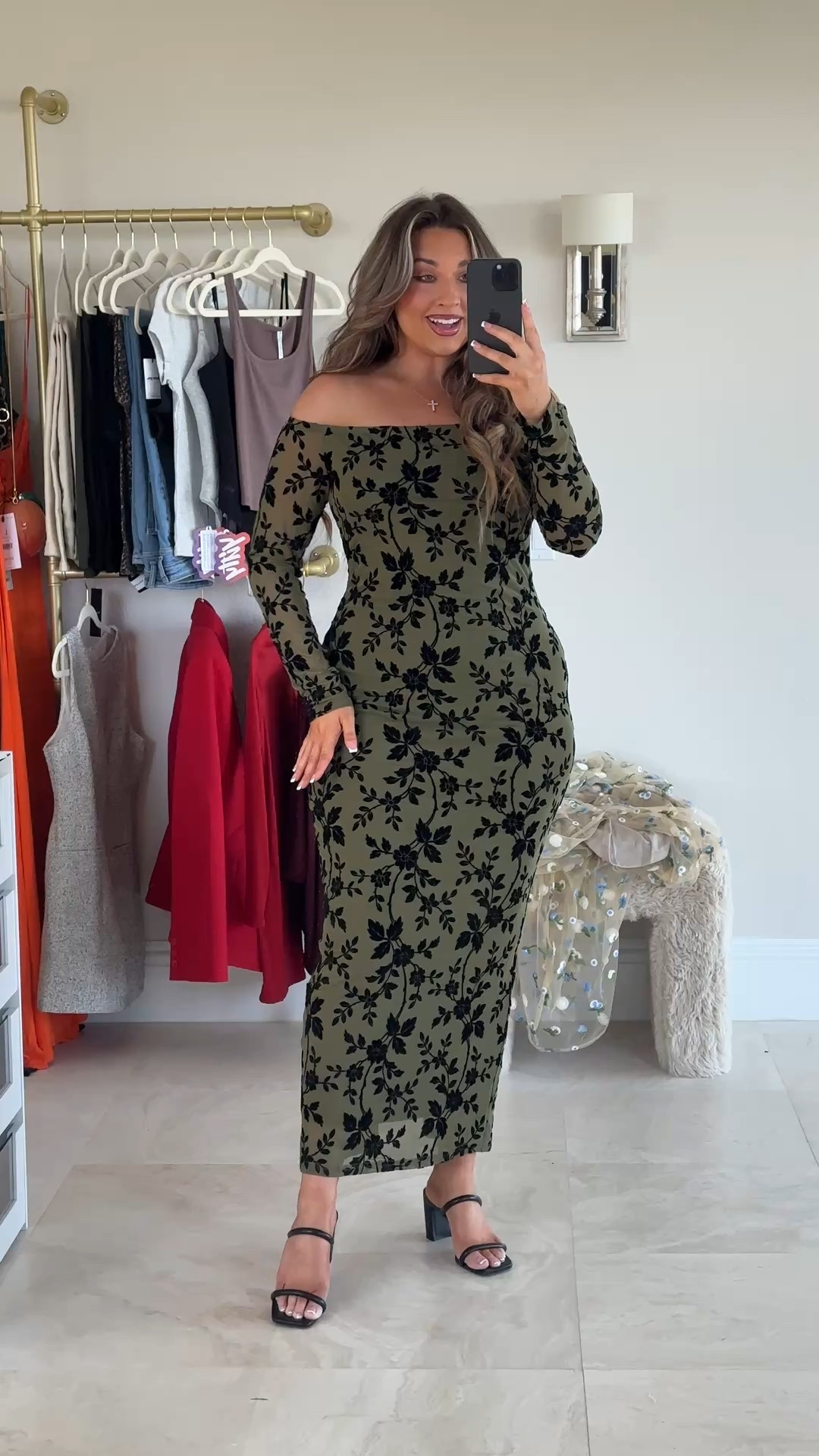 Spring wedding guest dress. It has amazing stripes and covers the arms. I’m wearing a size large.

#LTKootd #LTKWedding #LTKSpringSale