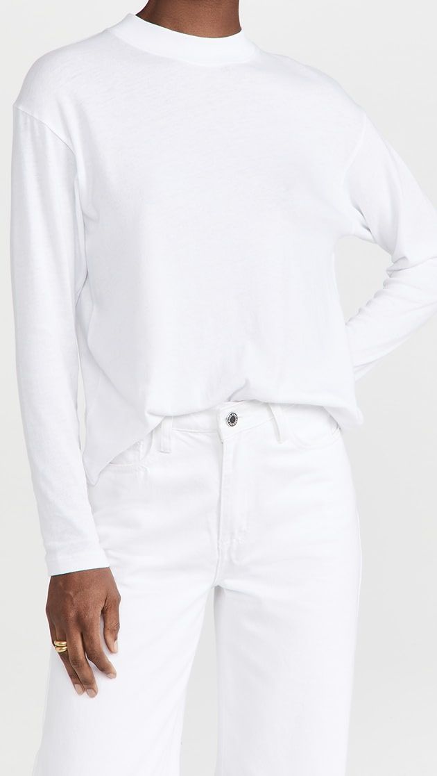 Long Sleeve Mock Neck Pullover | Shopbop