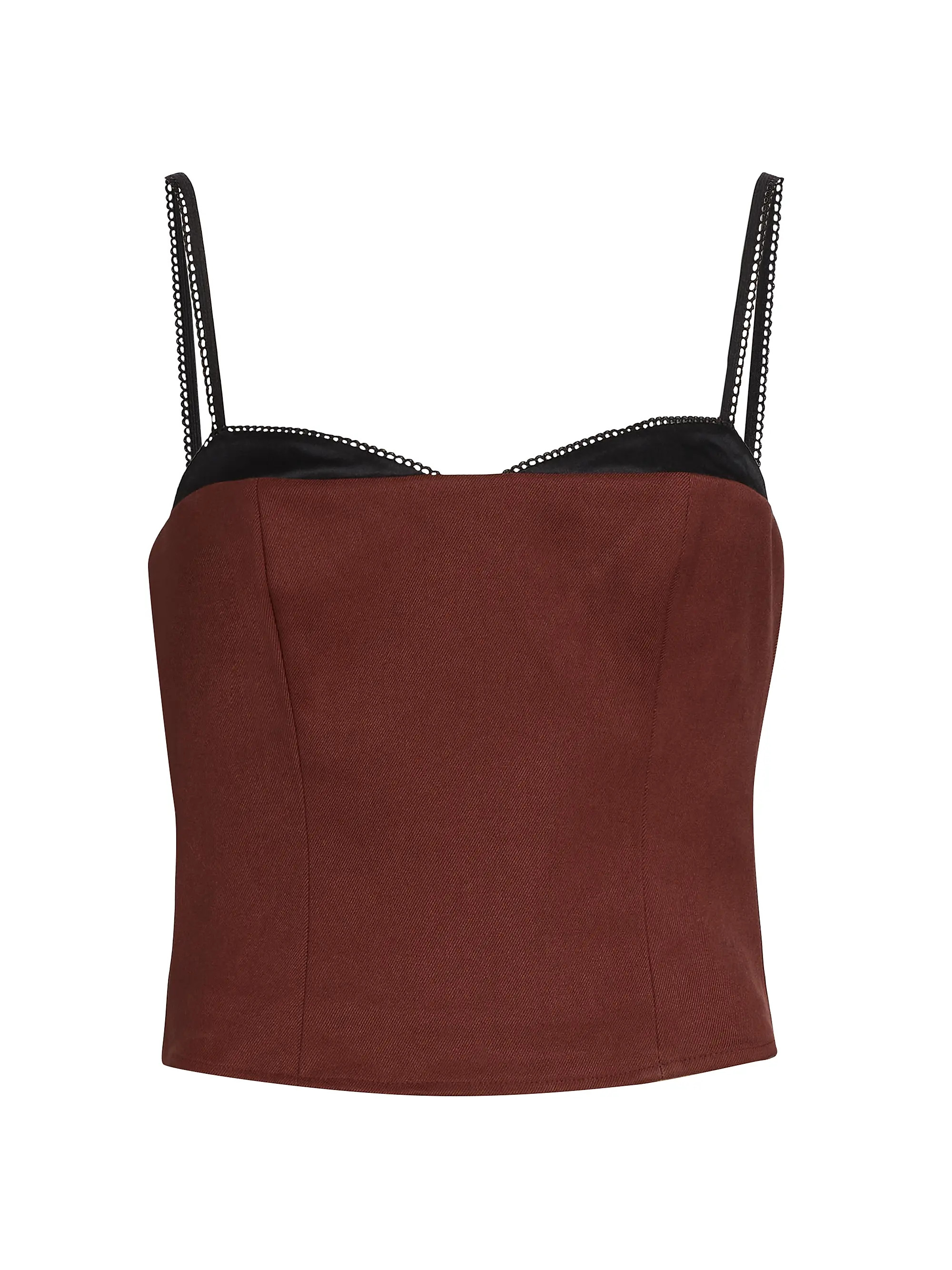 Melanie Sweetheart Crop Top | Saks Fifth Avenue