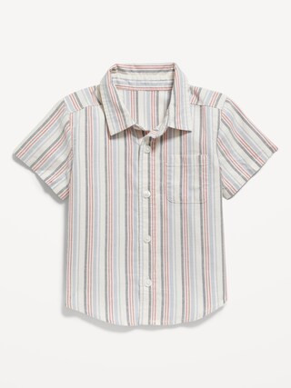 Matching Oxford Pocket Shirt for Toddler Boys | Old Navy (US)