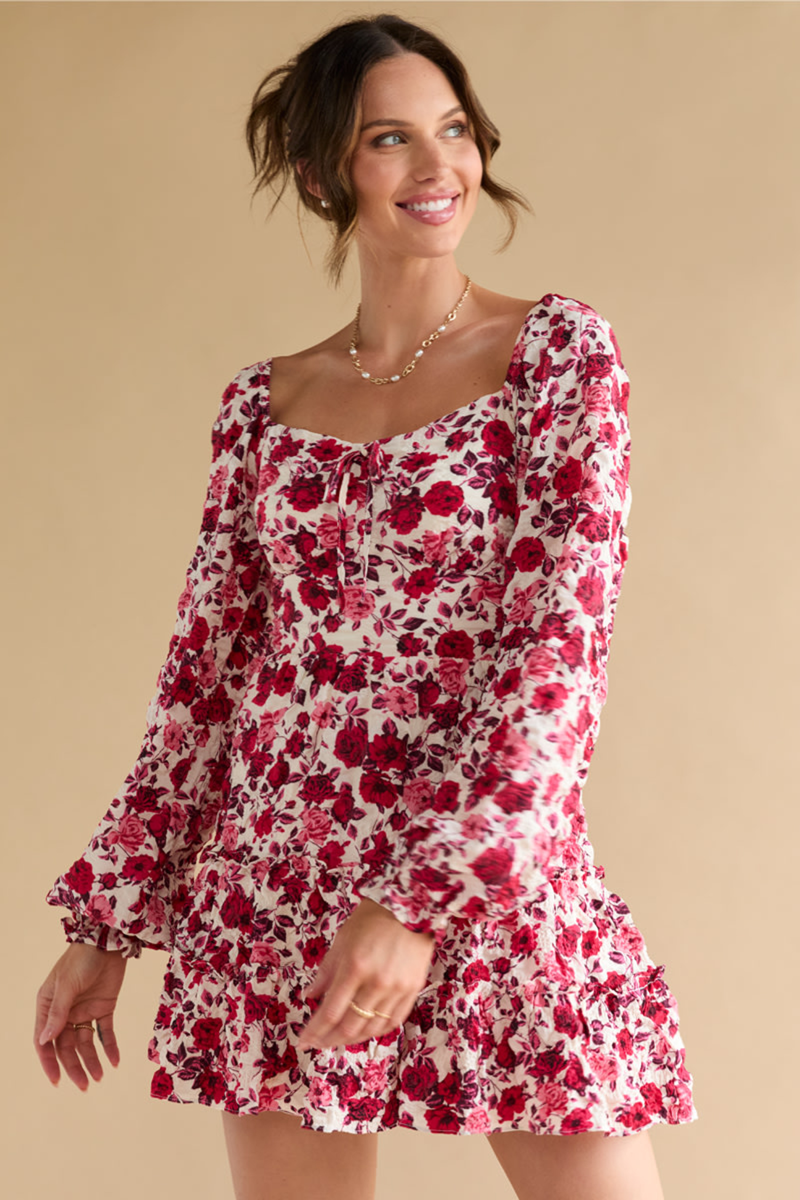 Elisa Floral Swing Dress | Francesca's