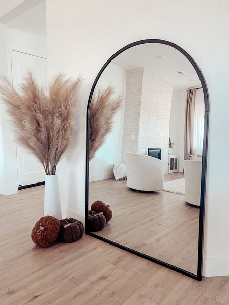 New mirror, pampas and pumpkins! 🎃 This pampas is on sale for $18.74 right now!! I’ll link a very similar vase. Mine isn’t available anymore. 

Mirror is the XL Floor size. It’s 6 ft tall and extra wide. 

Pumpkins are super affordable! They have cream, cognac and dark brown. 



#LTKsalealert #LTKSeasonal #LTKhome