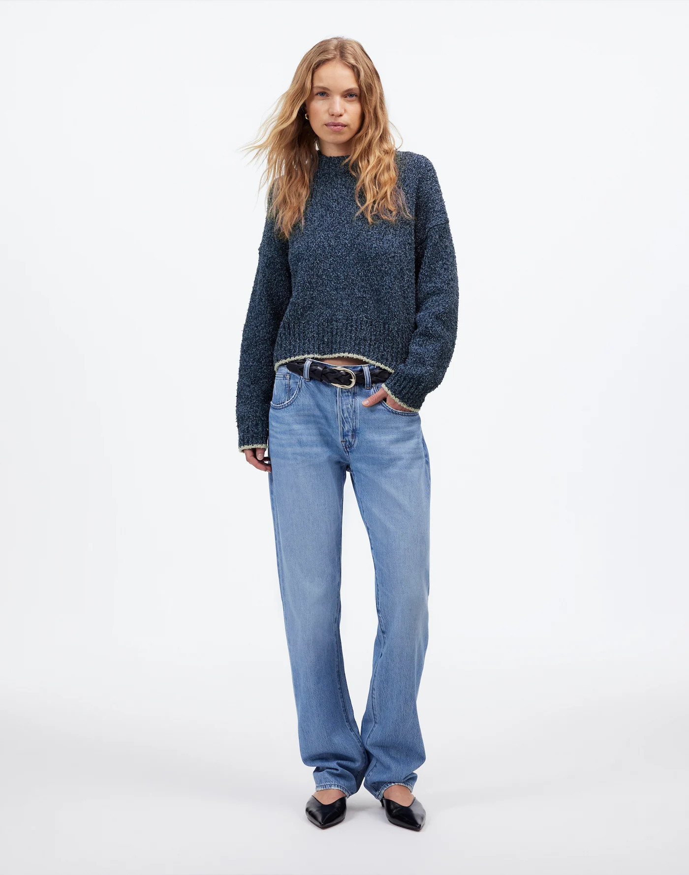 Eyelash-Yarn Crewneck Sweater | Madewell