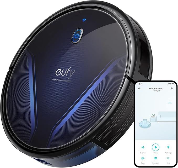 eufy by Anker, RoboVac G20, Robot Vacuum, Dynamic Navigation, 2500 Pa Strong Suction, Ultra-Slim,... | Amazon (US)