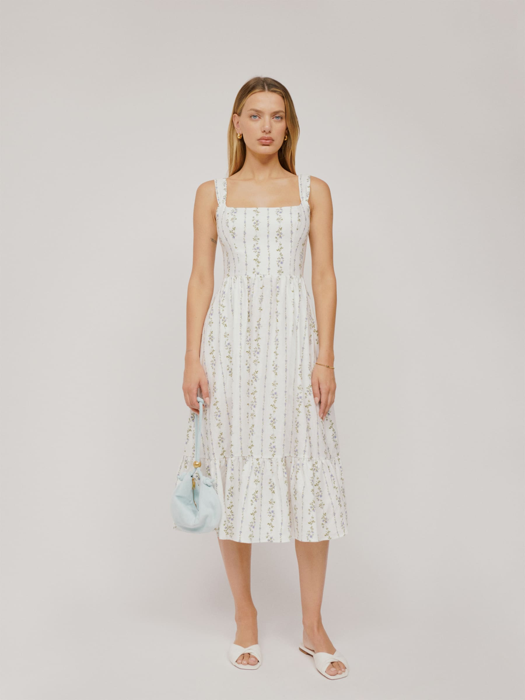 Bucatini Linen Dress | Reformation (Global)