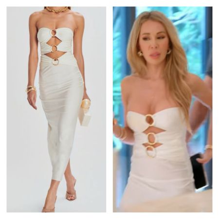 Lisa Hochstein’s White Ring Dress