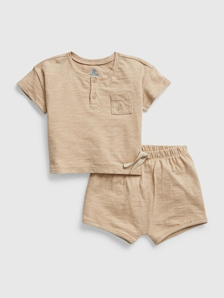 Baby 100% Organic Cotton Two-Piece Outfit Set | Gap (CA)