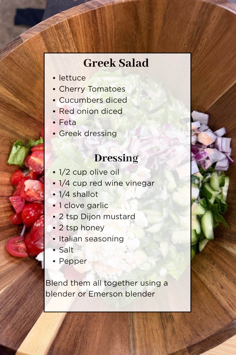 The best Greek salad 💜
Add some chicken or pepperoni for protein. Perfect for lunches 

#LTKfoodie #LTKHome #LTKmomlife