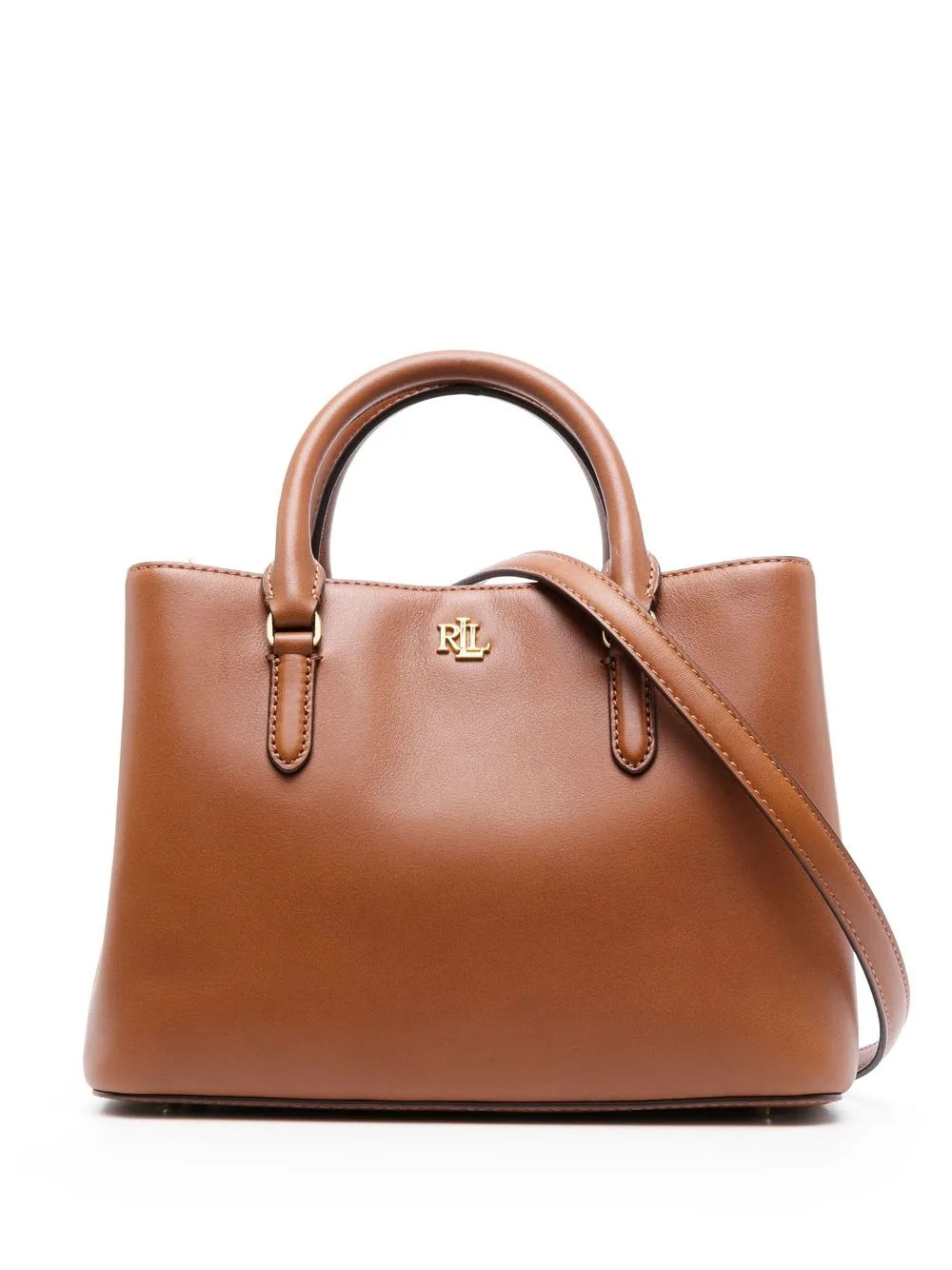 Lauren Ralph Lauren Marcy 26 Leather Tote Bag - Farfetch | Farfetch Global