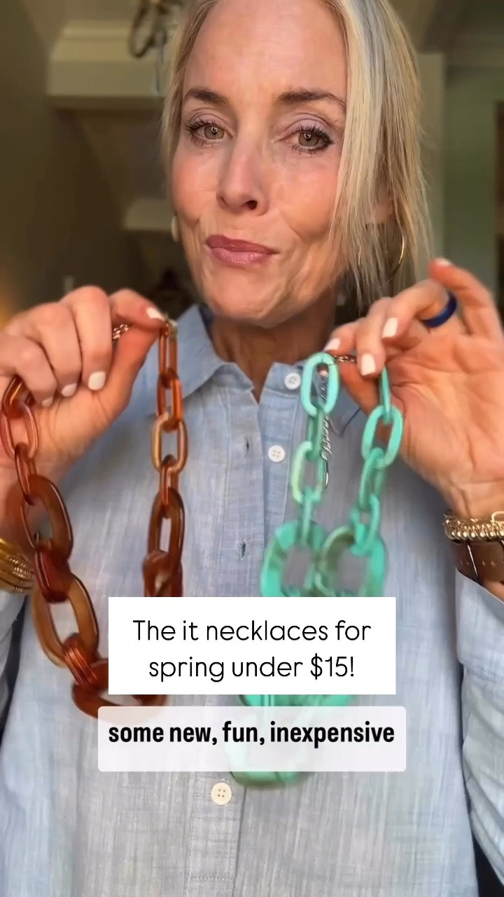 Still ride-or-die for my Jennifer Ponson pieces, BUT these Amazon statement necklaces? I couldn’t gatekeep if I tried. UNDER $15 🤭

They’re bold, lightweight, affordable, and giving major preppy-southern vibes—aka my whole personality. Tons of color options, too!

#amazon #amazonfashion #spring #ltkover40 #midlifefashion #over40style #looksforless #laurenoggsgee #getyourcolonoscopy


#LTKOver40 #LTKStyleTip #LTKFindsUnder50