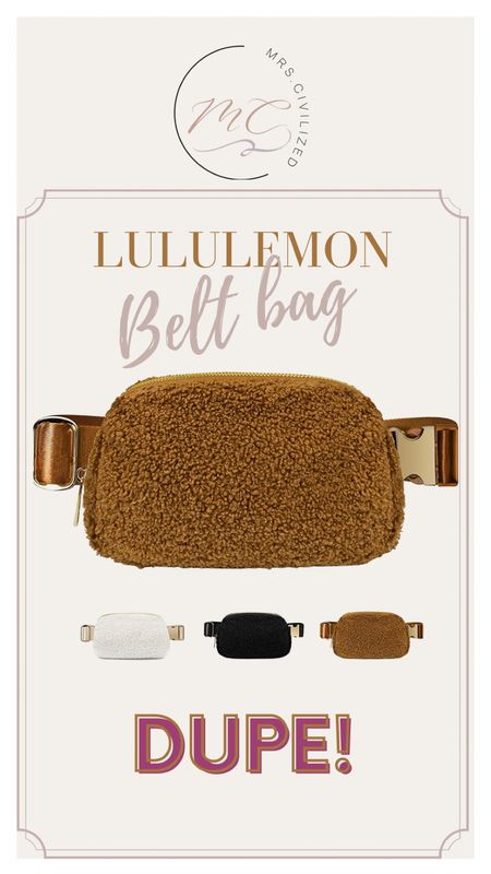 Lululemon Dupe Belt bags for half the price and all available! 

#LTKitbag #LTKstyletip #LTKunder50