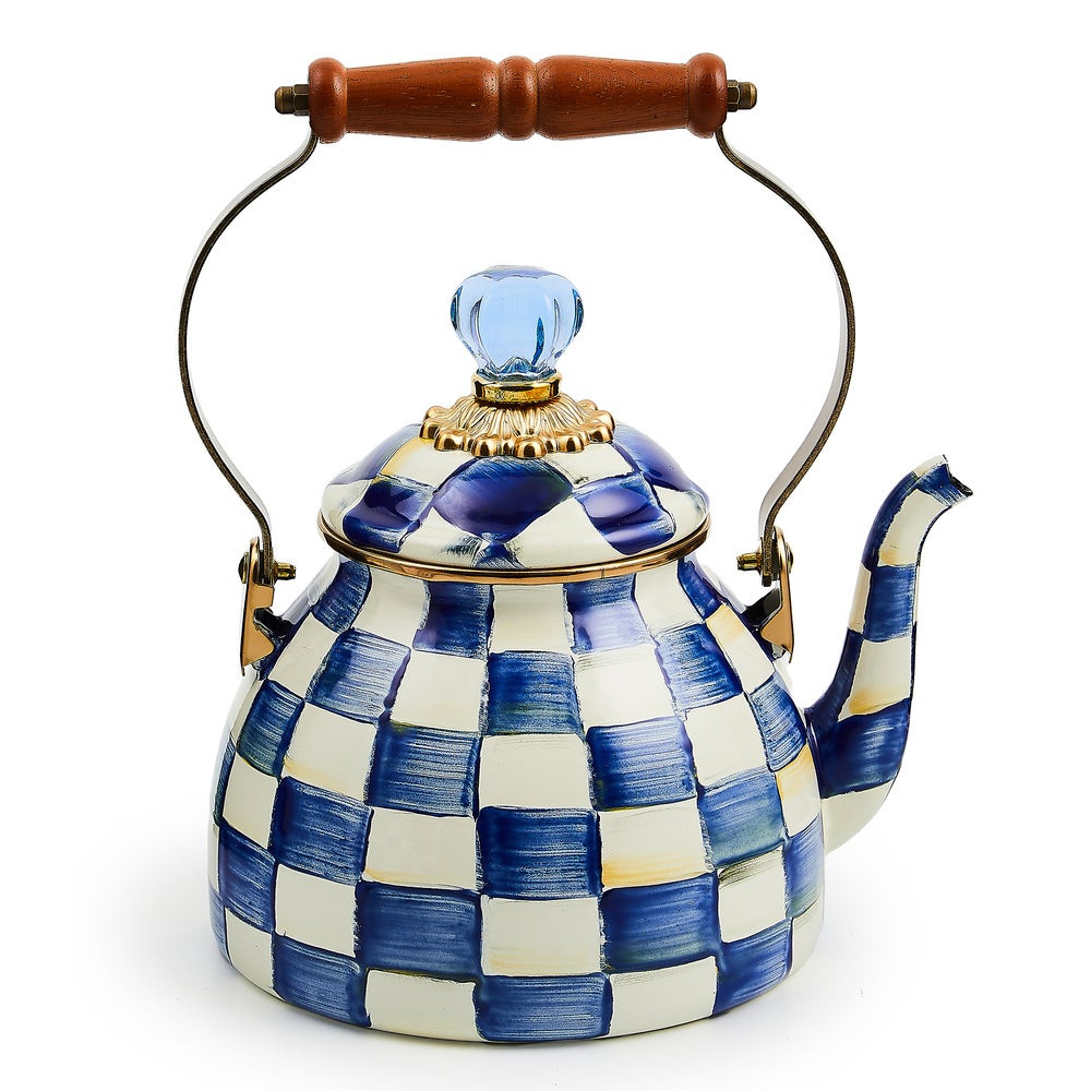 Check Tea Kettle | MacKenzie-Childs