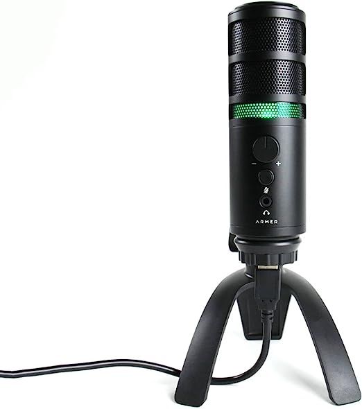 Microfone USB Armer ArmCast 1U Condenser Interface | Amazon (BR)