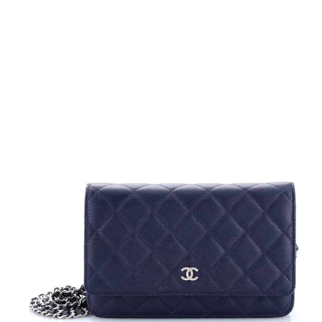 Wallet on Chain Quilted Caviar | Rebag