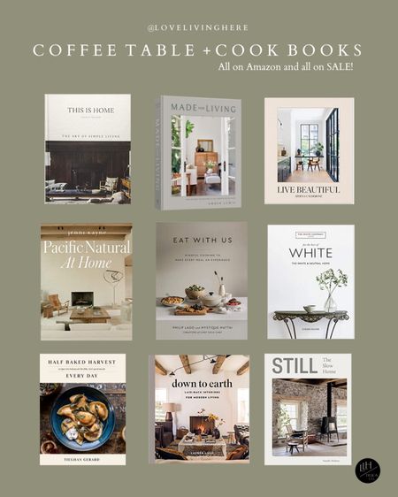 The most beautiful coffee table and cook books that are currently all on SALE on Amazon! Would make perfect Christmas gifts

#LTKunder50 #LTKsalealert #LTKGiftGuide