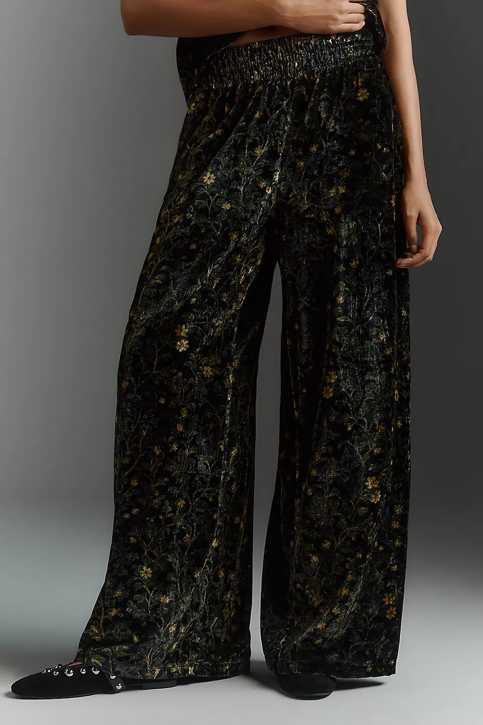 The Somerset Velvet Pull-On Pants | Anthropologie (US)