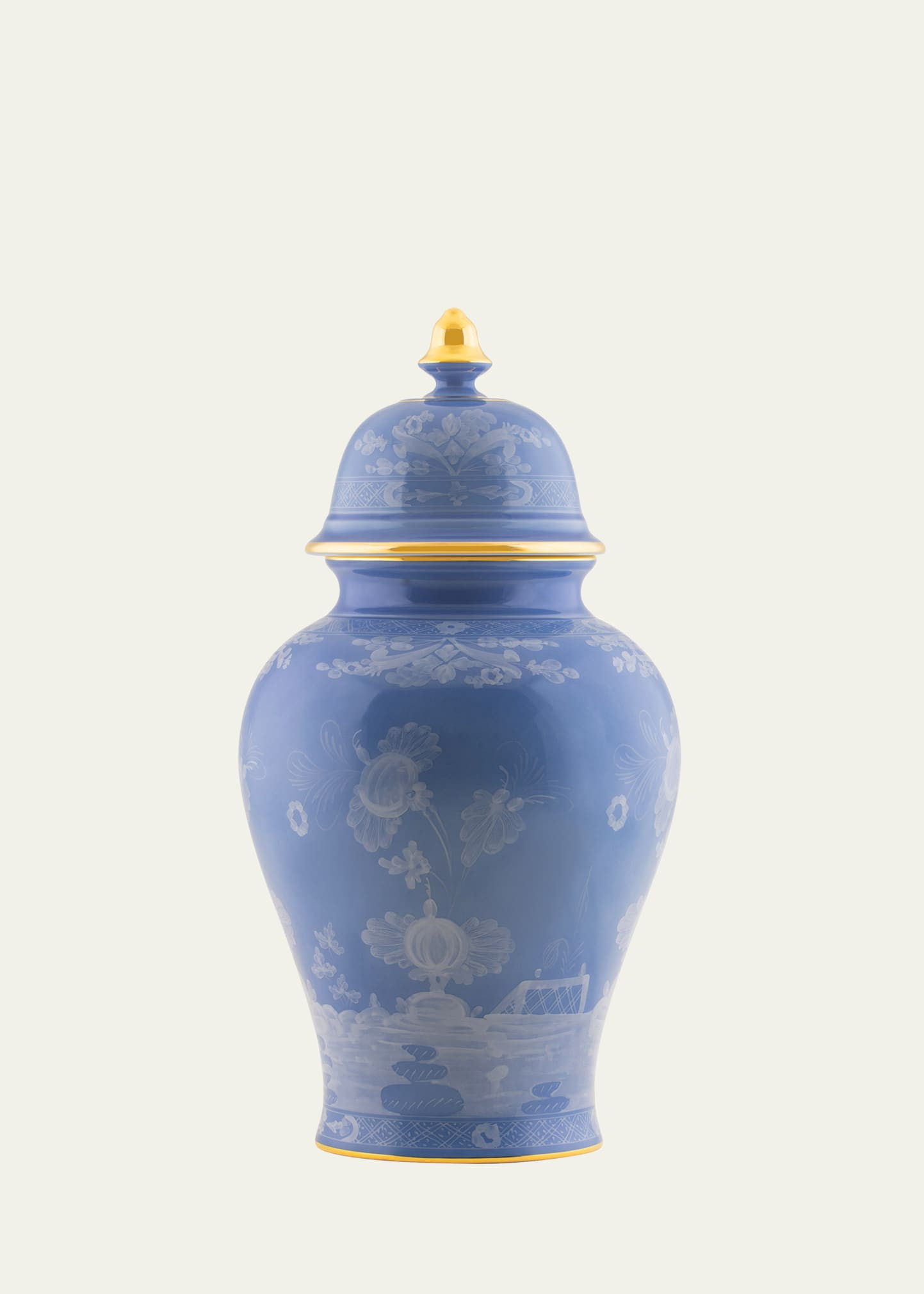 GINORI 1735 Oriente Italiano Potiche Vase with Cover, Pervinca | Bergdorf Goodman