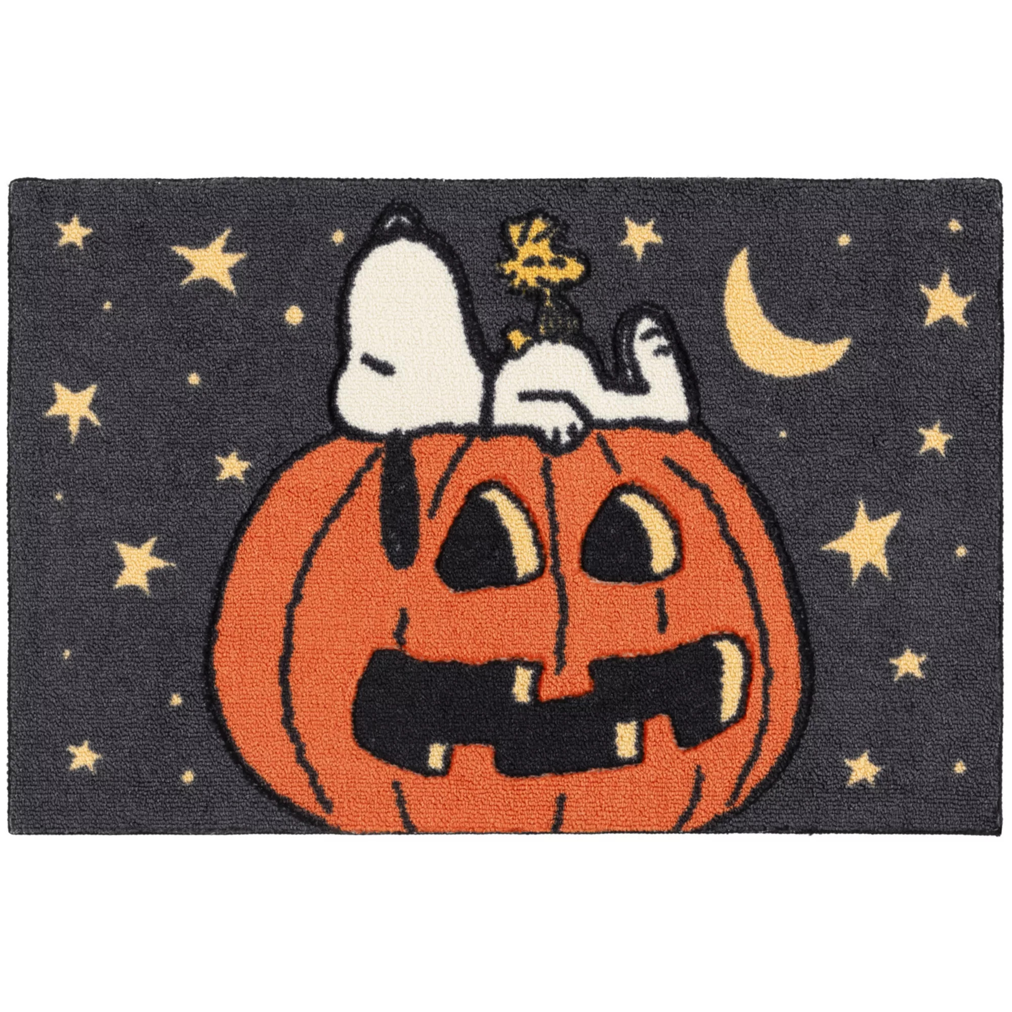 Celebrate Together\u2122 Peanuts Snoopy Jack-O-Lantern Carved Throw Rug | Kohl's