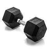 CAP Barbell 50 LB Coated Hex Dumbbell Weight, New Edition | Amazon (US)