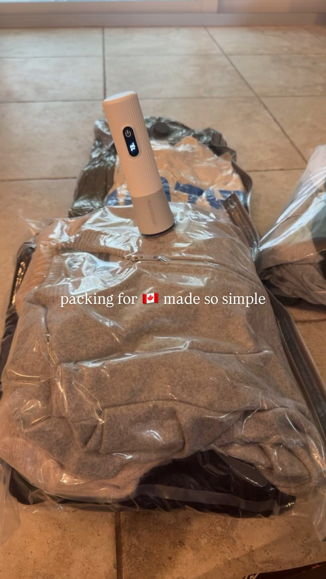 Saving SO much space in our bags! Packing for snow takes up some room! 

#LTKTravel #LTKdayinmylife