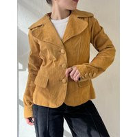 Y2K Tan Suede Jacket/Small | Etsy (US)