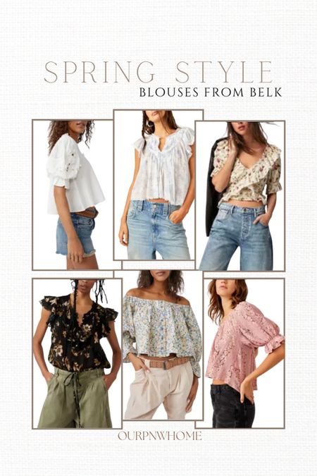Spring blouses from Belk!

Floral tops, puff sleeve blouses, peplum tops, smocked shirt, spring fashion, spring outfit, summer fashion, pink top, white blouse, black blouse, Free People tops



#LTKfindsunder100 #LTKstyletip #LTKsalealert