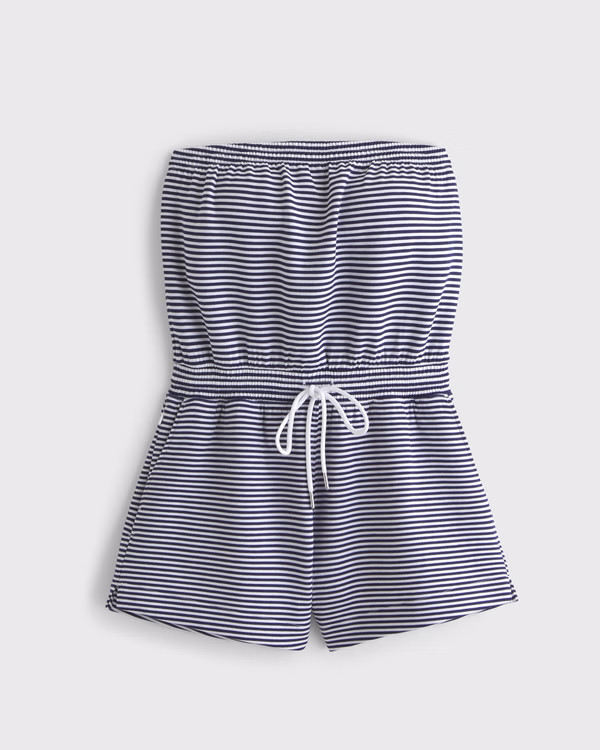 YPB neoKNIT Strapless Romper | Abercrombie & Fitch (US)