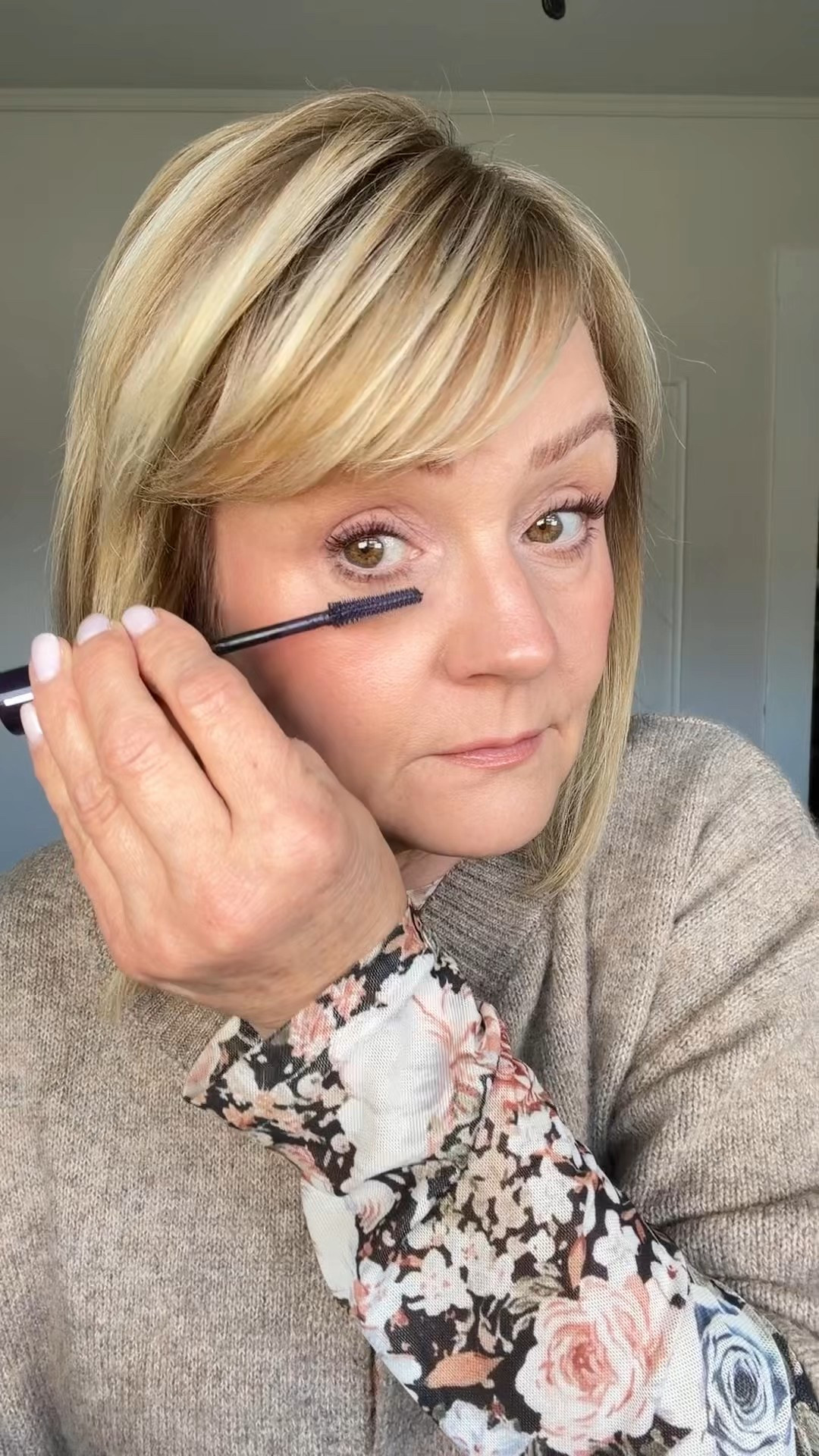 Sparkle and shine and have fun with your makeup. My eyeliner is Maybelline as well as the mascara.  Highlighter in the shade Dawn.  Gloss in Crystal Baller.  

#LTKHoliday #LTKBeauty #LTKOver40