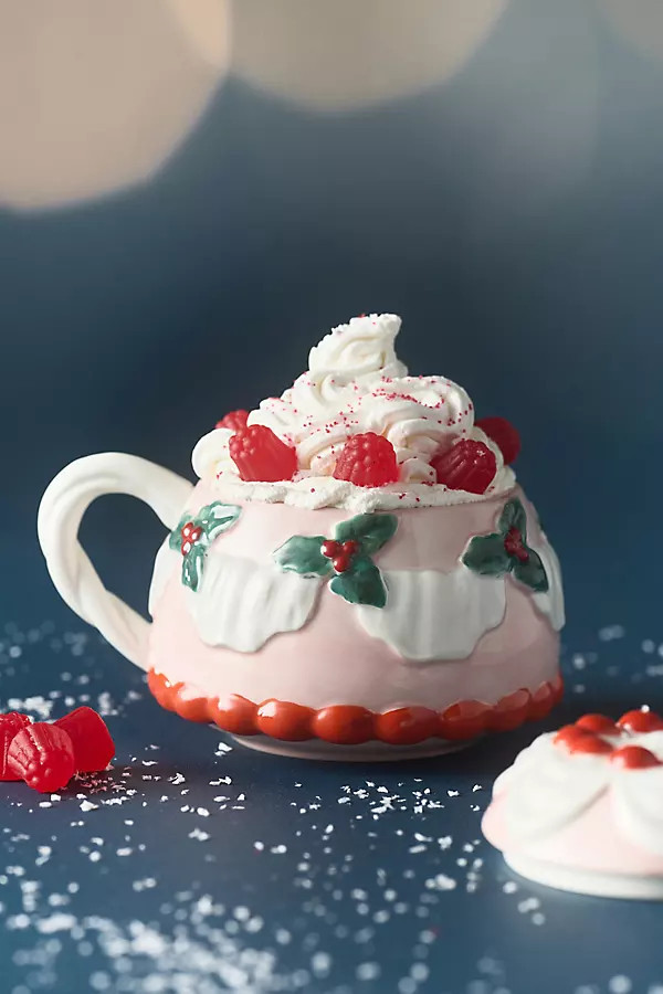 Patisserie Stoneware Lidded Mug | Anthropologie (US)