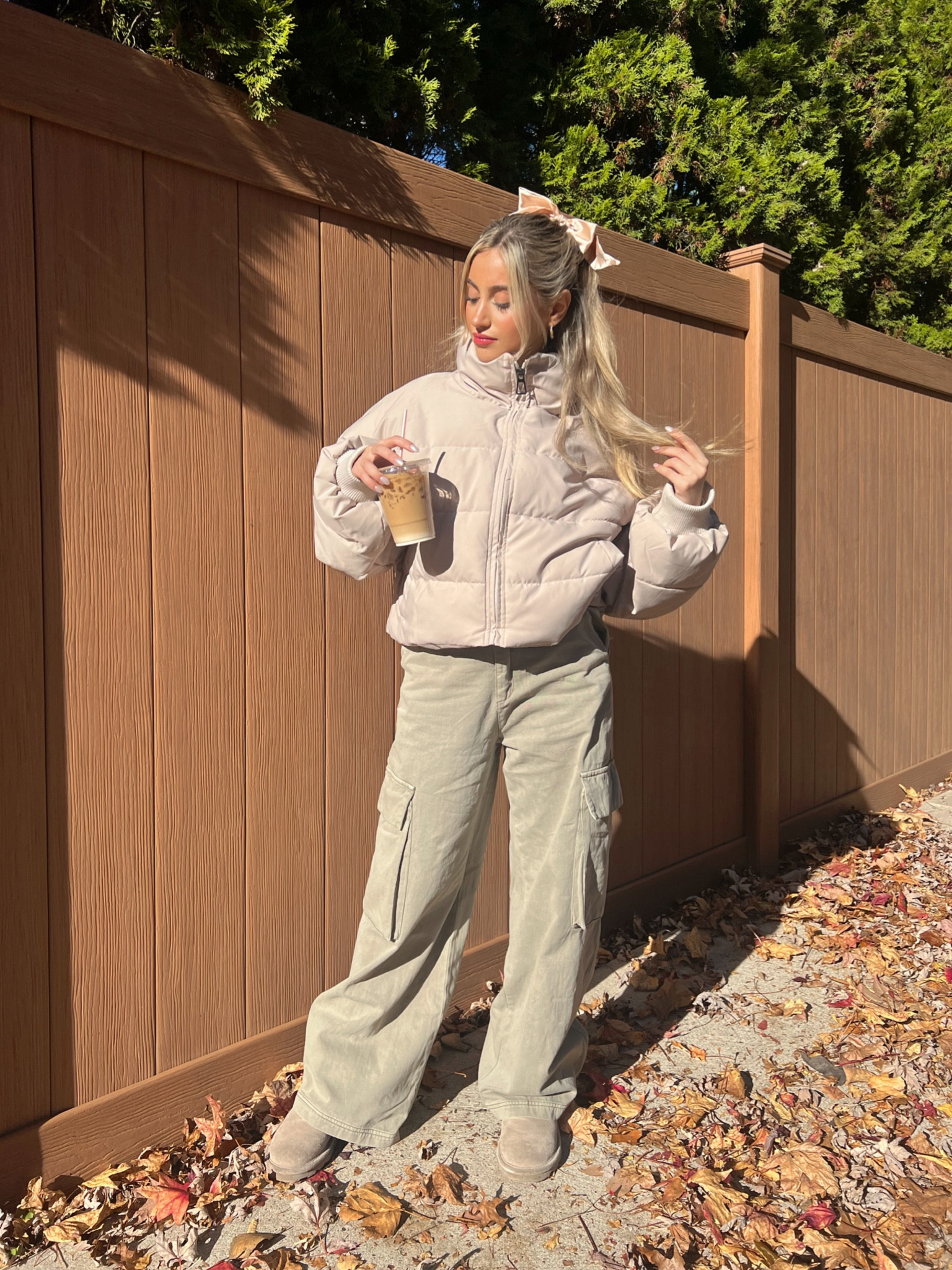 cozy fall outfit 🍁 puffer jacket , cargo pants & low ugg boots 

#LTKHoliday #LTKstyletip #LTKSeasonal