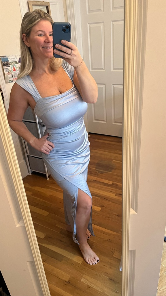The viral shapewear dress did not disappoint!

#LTKMidsize #LTKHoliday #LTKWedding
