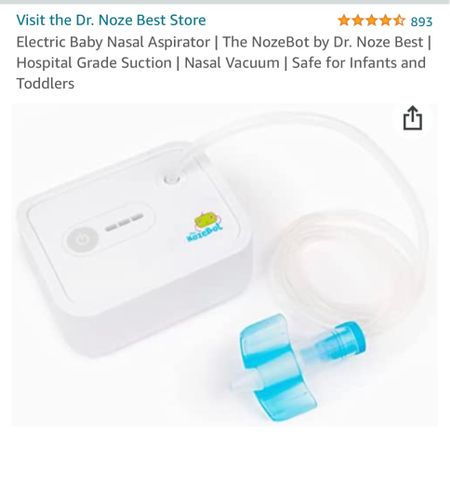 The best hospital grade nasal suction for infants and toddlers! 

#LTKbaby #LTKfamily