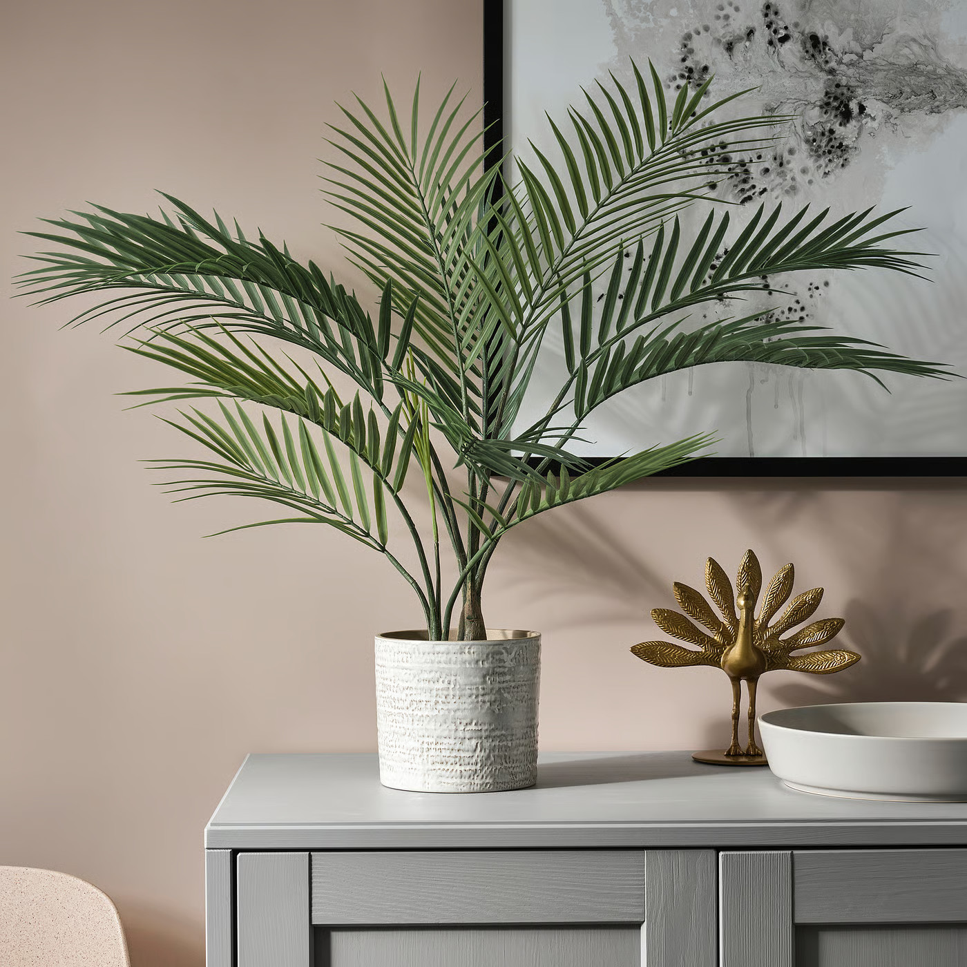 IKEA FEJKA artificial potted plant, indoor/outdoor Areca palm, 4 ¾ | IKEA US