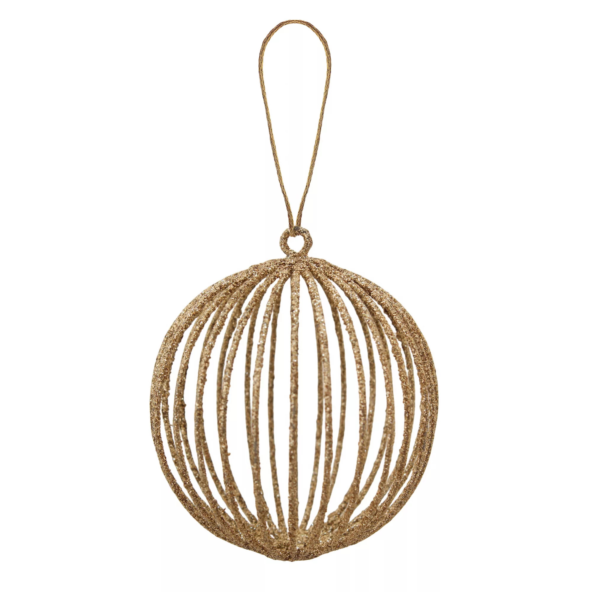 St. Nicholas Square® Glittered Wire Orb Christmas Ornament | Kohl's