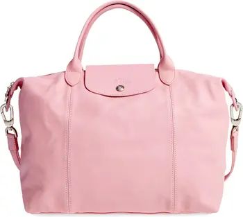 Longchamp Medium 'Le Pliage Cuir' Leather Top Handle Tote | Nordstromrack | Nordstrom Rack