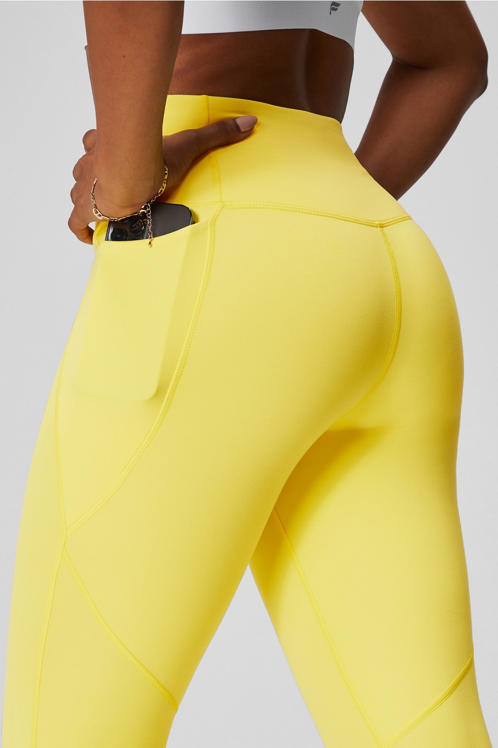 Oasis PureLuxe Hw Crossover 7/8 Legging | Fabletics - North America