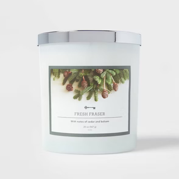 20oz Core 3-Wick Jar Fresh Fraser Candle - Threshold™ | Target