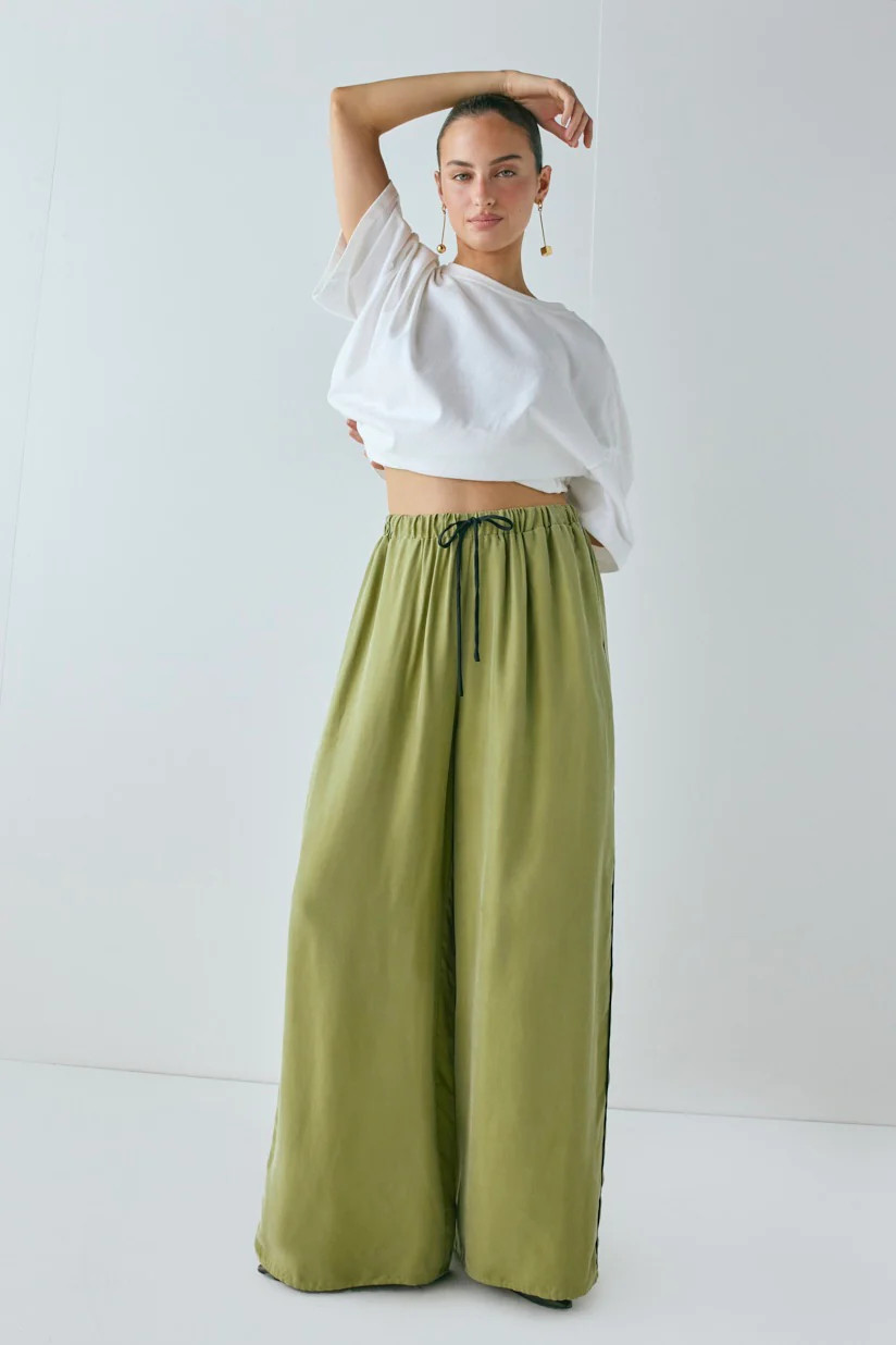 Moonscapes Pants Moss | VRG Grl