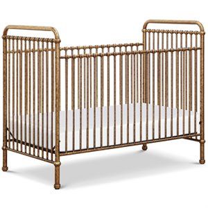 Million Dollar Baby Classic Abigail 3-in-1 Convertible Crib in Vintage Gold | Cymax
