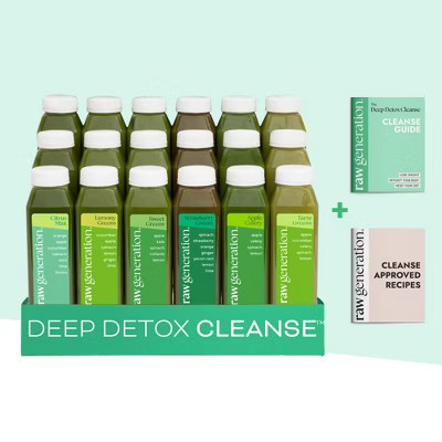 Raw Generation Deep Detox Cleanse – 5-Day Juice Cleanse | Target