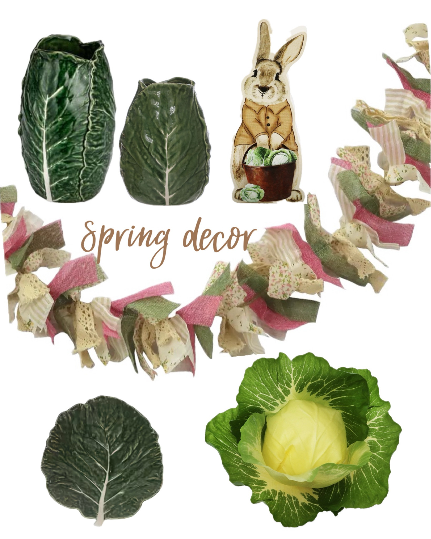 Michaels has the cabbage pieces!! Run!! Plus this garland is vintage cottage perfection 

#LTKSeasonal #LTKStyleTip #LTKHome