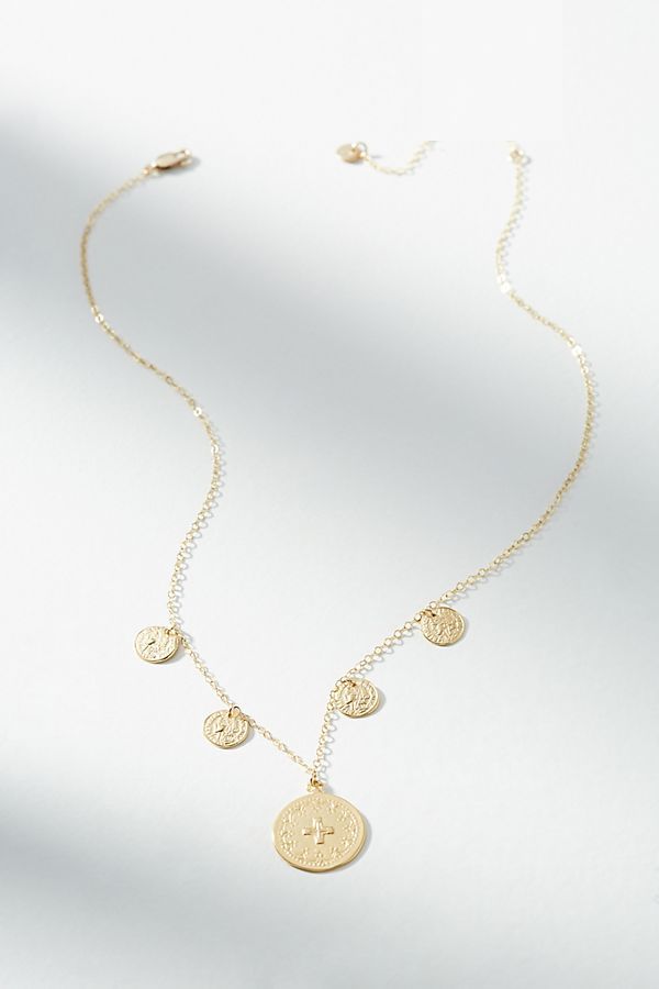 Graduating Coin Charm Necklace | Anthropologie (US)