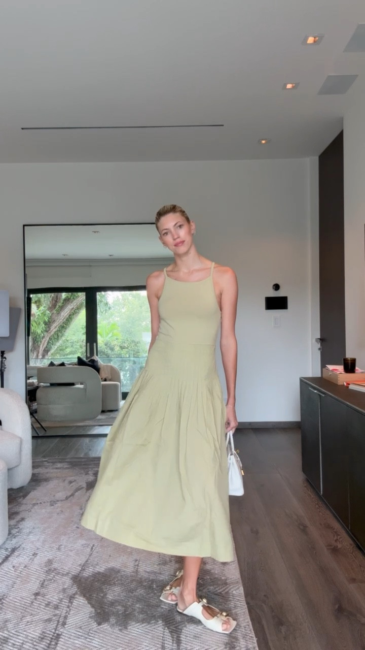 Light green dress! 🤍✨ I love this fun color but not sure about how it looks overall. 

#LTKStyleTip