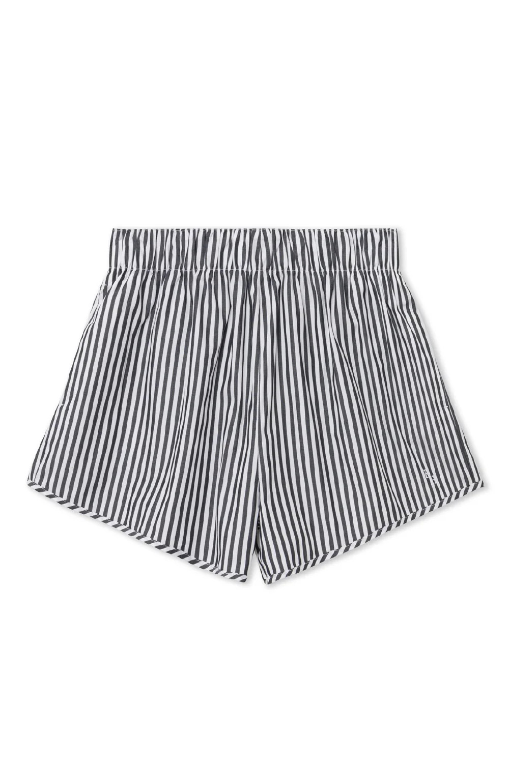Ferry Boxer Short in Black and White Stripe | Recreational Habits