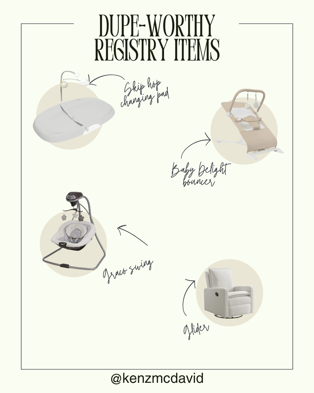 Dupe worthy registry picks 

 #LTKBaby