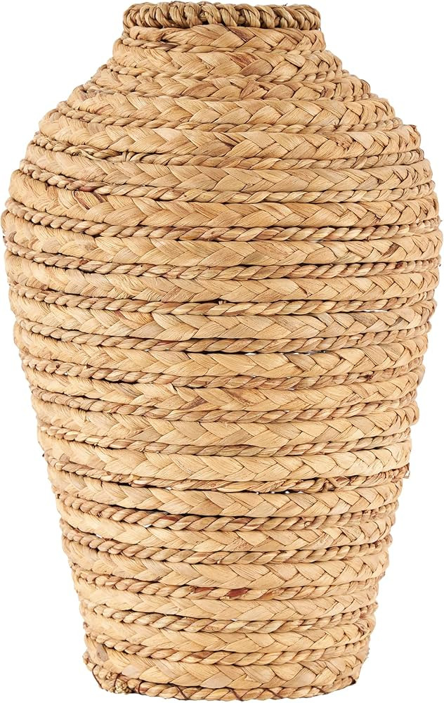 Deco 79 Seagrass Handmade Decorative Vase Braided Centerpiece Vase, Vase for Home Decoration 8" x... | Amazon (US)