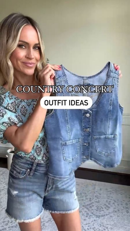 Country concert outfit ideas 🤠 

In love with the vest trend - they are so versatile- here are 4 ways I would style for country concerts this summer! 



#LTKFindsUnder50 #LTKOver40 #LTKSeasonal