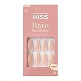 KISS Bare But Better TruNude Fake Nails Nude Nail Shades Manicure Set, 'Nude Drama', 28 Chip Proof,  | Amazon (US)