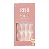 KISS Bare But Better TruNude Fake Nails Nude Nail Shades Manicure Set, 'Nude Drama', 28 Chip Proof,  | Amazon (US)