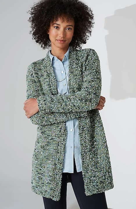 Utopia Mixed-Textures Cardi | J. Jill